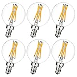 Arberlic Dimmable E12 LED Bulb 4W Equal E12 Candelabra Bulb 40 Watt Warm White 2700K E12 Bulb AC120V