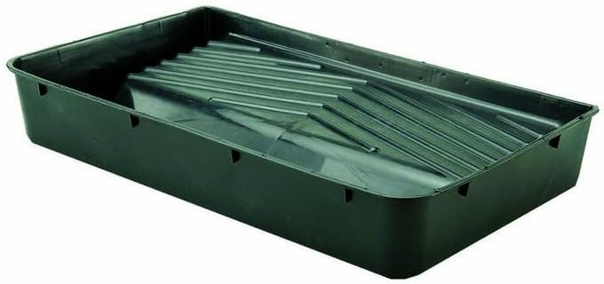 6-Pack of 18 Premier Paint Roller 18DPT Green Paint Tray Plastic Heavy Duty Deep Well