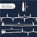 PREXTEX 100-Count Warm White Christmas Lights - 20 ft Clear StringLights on White Wire - Incandescent Xmas TreeLights for Indoor and Outdoor Decorations