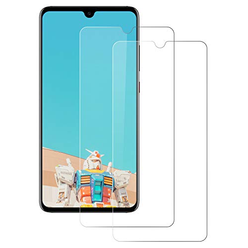 FayTun [Lot de 2 Huawei Mate 20 Protection Écran Verre Trempé [Compatible avec Coques] [9H Dureté] [Anti Rayures] [sans Bulles] Protection Film Huawei Mate 20