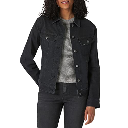 Lee Women's Legendary Regular Fit Jacket, Black, X-Large #TOP14