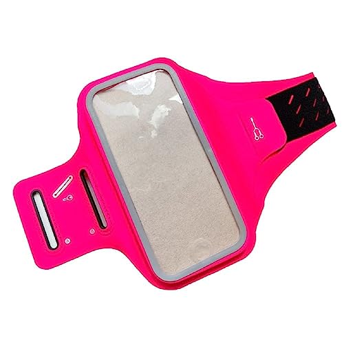 Brassard sport rose pour Meizu 17 en chinlon-lycra stretch