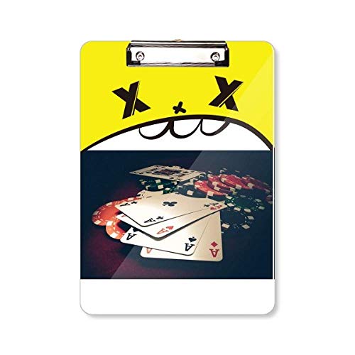 Porte-bloc pour cartes de poker accessoires de jeu de société A4