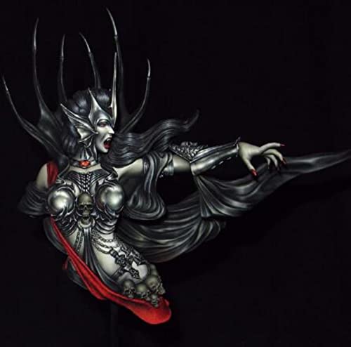 Busto figura de mujer fantasía 1:10 en resina sin pintar miniatura 1