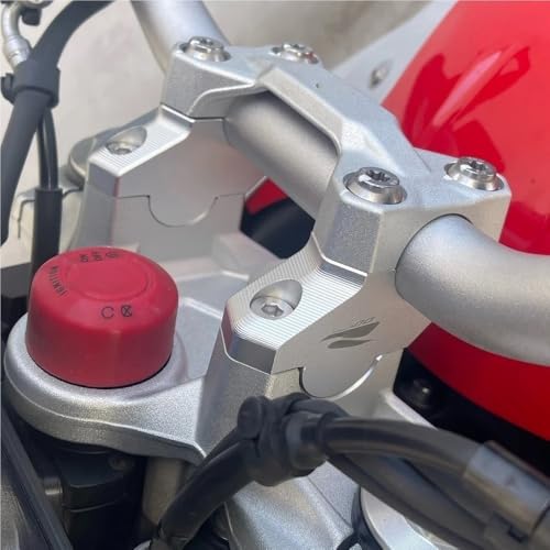 Abrazadera manillar motocicleta mecanizada para soporte F900R 6
