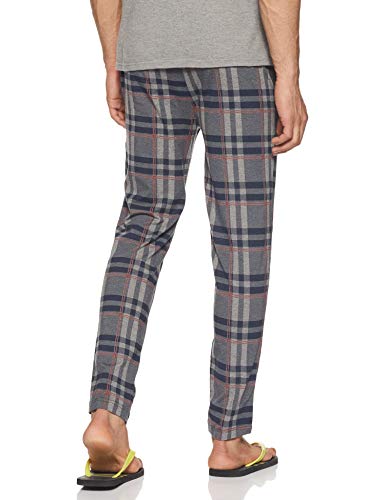 Image of Jockey IM03 Men's Tencel Micro Modal Cotton Elastane Stretch Regular Fit Checkered Pyjama with Side Pockets (Prints May Vary)