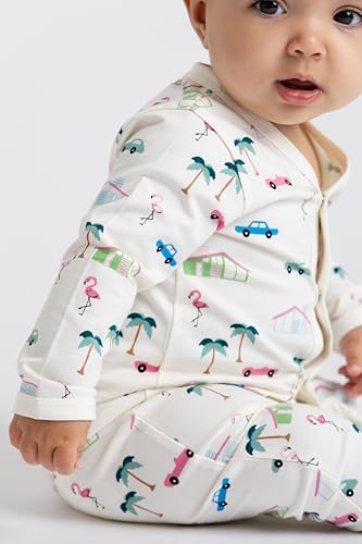 Image of monica + andy On the Go Baby One Piece, 100% Organic Baby Clothes for Girls & Boys, Sizes For Preemie, Newborn, & Infant