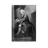 Johann Sebastian Bach Komponist Poster Bild Druck Wandkunst 