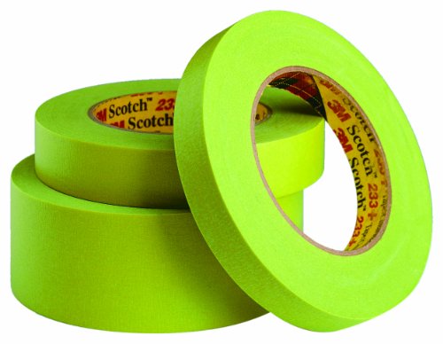 Image of 3M Scotch 44608 Green 96 mm x 55 m Performance Masking Tape 233+ - Case of 8