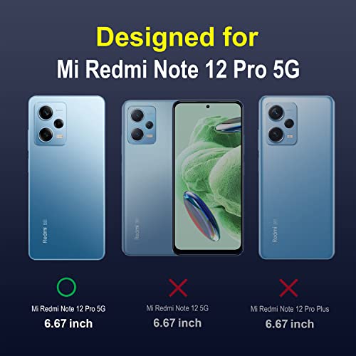 Image of Amazon Brand - Solimo Back Case Cover for Mi Redmi Note 12 Pro 5G | Compatible for Mi Redmi Note 12 Pro 5G Back Case Cover | Matte Case | Liquid Silicon Magic Case with Camera Protection | Sapphire