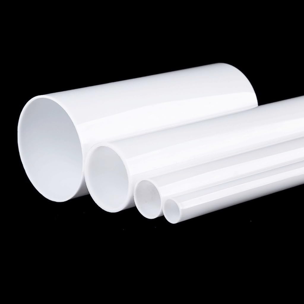 1pc 60cm White Acrylic Tube for Fish Tank, Garden Irrigation, and DIY Projects - High Transparent Acrylic Pipe(40mm)