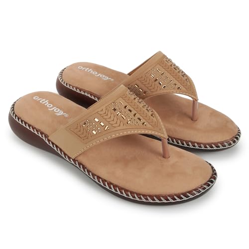 Image of ORTHO JOY doctor Footwear for women|| Fancy Footwear For Women || Orthopedic Women's Fancy Slipper /Sandal For Women