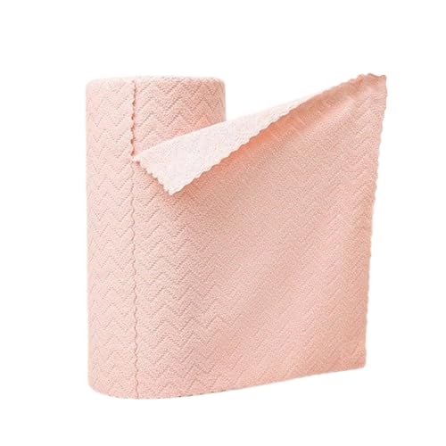 Rollo de paño de limpieza de microfibra, toallas de limpieza reutilizables para uso en seco y húmedo, trapos de microfibra absorbentes para el hogar, cocina, ventana, baño, taller, detalles del coche