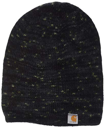Carhartt Women's Slouch Hat, Black/Olivine Space Dye, OFA