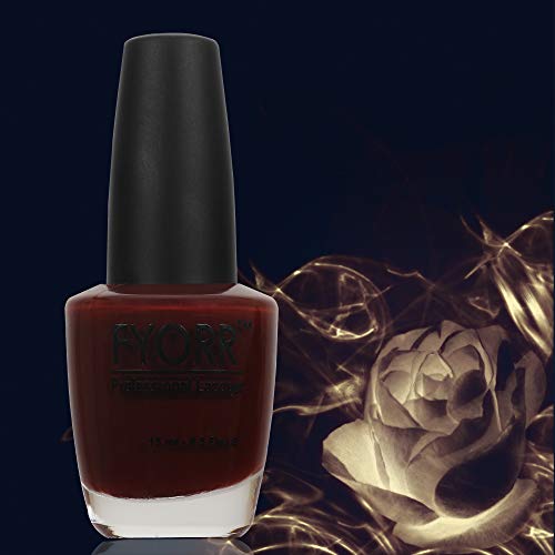 FYORR Dark Maroon Nail Polish Long Lasting Smooth Matte Finish Nail Enamel (Wine Factory),15Ml - Image 5