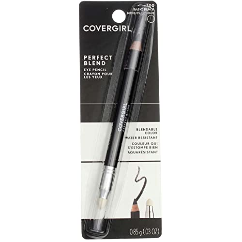 CoverGirl Lápiz de Ojos Básico Negro Pack 5 miniatura 1