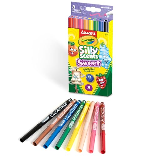 Image of Luxor Crayola Silly Scents Slim Markers 8 Shades