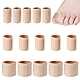BLMHTWO 15 Stück Zehenschutz，Zehenspreizer Weich und Atmungsaktiv Zehenpolster Zehenkappen für HüHneraugen Schwielen Daumenvalgus Zehenschutz für Finger und Zehen（3cm）