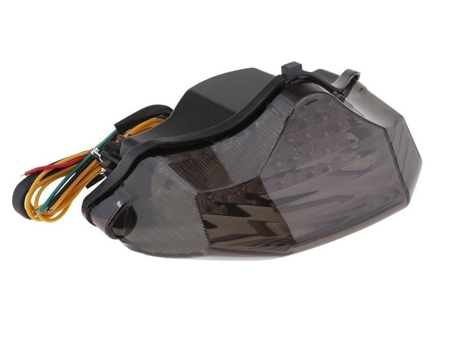 Feu arrière moto FZ6 cassé ? Remplacez-le par ce feu frein LED avec clignotant intégré