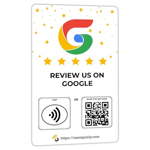One Tap Only 1 Unit Social Review Tap Card |