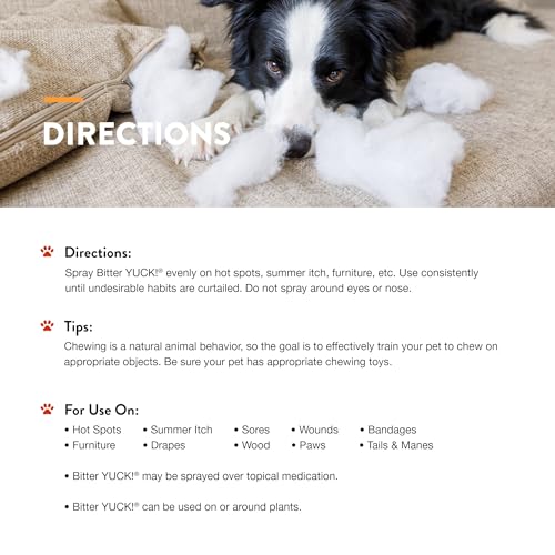 Naturvet 79909000 Bitter Yuck! No Chew Spray For Dogs thumb #5
