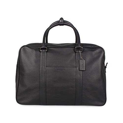 コーチ メンズ バッグ ボストンバッグ アウトレット レザー ビジネスバッグ 2WAY ブラック COACH OVERNIGHT BAG [並行輸入品]