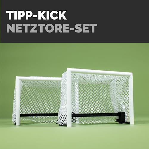 TIPP-KICK Set de portería de Red I 2 Piezas I Accesorios Originales adecuados para Todos Nuestros Juegos I Repuestos I Blanco - imagen 2