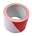Produktbild DWT-Germany 101051 100m Absperrband Rot Weiß Flatterband Markierungsband Warnband Sicherheitsband