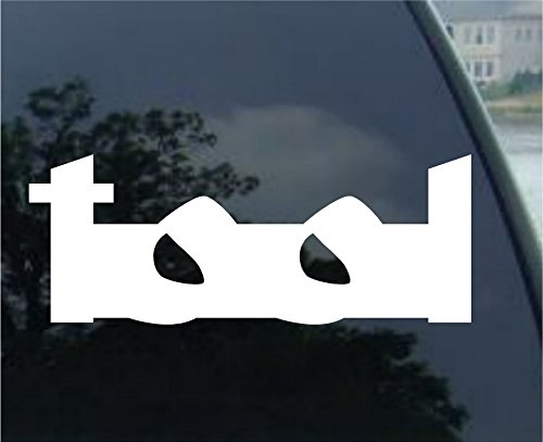 Tool Band White Logo Vinyl Decal Sticker - //coolthings.us