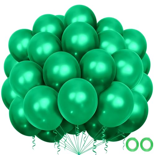 JasGood Luftballons Geburtstags 60 Stück Helium Ballons für Geburtstagsdeko Hochzeit Taufe Abschluss Party Deko Babyparty Jugendweihe Verlobung,12Zoll