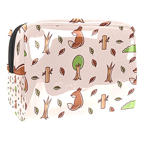Trousse de maquillage chien mignon vanity zippé pour femme et fille