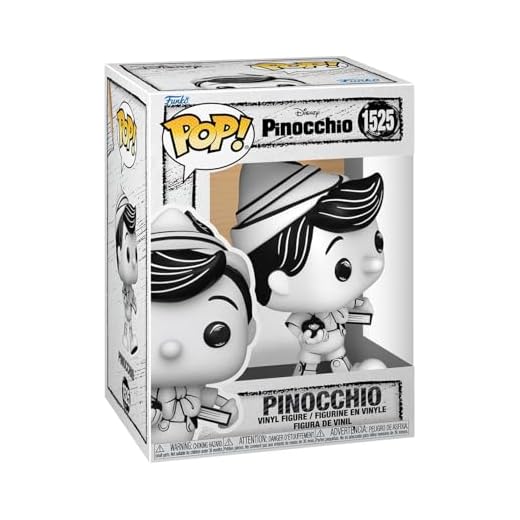 Funko Pop! Disney: Sketched - Pinocchio - Pinocho - Figura de Vinilo Coleccionable - Idea de Regalo - Mercancia Oficial - Juguetes para Niños y Adultos - Movies Fans