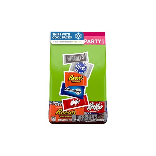 Hershey Assorted Chocolate Flavored Candy Party Pack, 25 oz