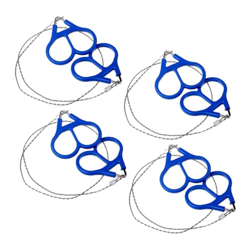 KESYOO 4pcs Portable Wire Saw Survival Hand Chainsaw for Emergency Camping Outdoor Use Lightweight Easy to Carry for Tree Cutting Pruning