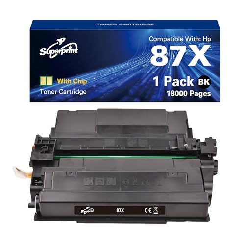 Toner noir 87A CF287A pour imprimer vos rapports d'entreprise sur LaserJet M527dn