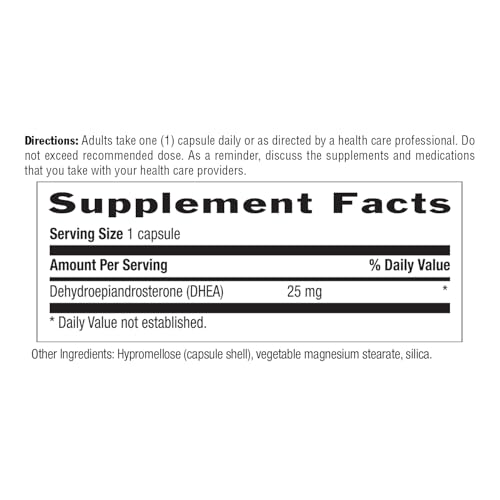 Country Life DHEA 25mg Vegan Capsules