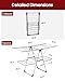 Sakugi Clothes Drying Rack - Foldable Laundry Drying Rack for Clothing & Bedding, Easy-to-Assemble, Space-Saving Metal Airer with Non-Slip Feet, Indoor & Outdoor Use, 55.5