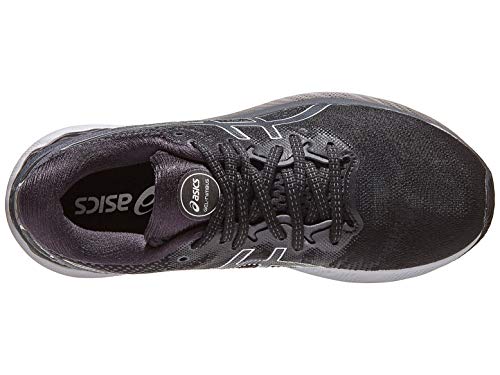 ASICS Women's Gel-Nimbus 23 Running Shoes, 5M, Black/White
