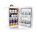 Subcold PRO15 Mini-Kühlschrank – Leise & energieeffizient, DC- & AC-betriebener kleiner Kühlschrank für Schlafzimmer, Auto, Büro & Reisen | Tragbarer Mini-Kühlschrank für Hautpflege, Beau | Schwarz