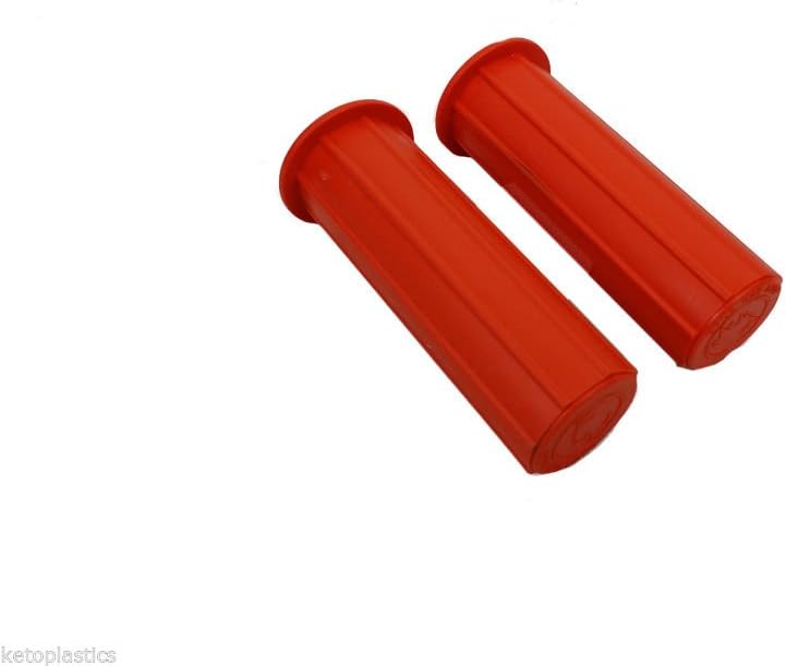WHEELBARROW HANDLE GRIPS (ORANGE) 25 MM INSIDE DIAMETER SOFT GRIP