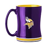 Logo Brands 618-C14RM: Minnesota Vikings 14oz Relief Mug