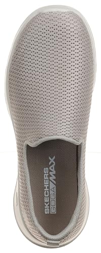 Skechers Women's Go Walk Joy Sneaker In Taupe, Size 4 | Textile, Vegan, Machine Washable - 4