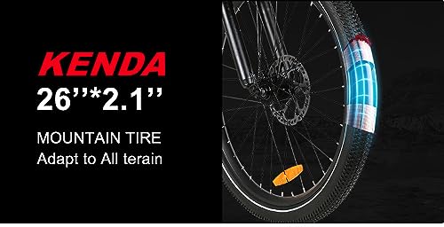 SAMEBIKE 26" Electric Bike for Adult, Ebike for Adult, Full Suspension Adult Electric Bicycles with 48V 14Ah Battery, Electric Bike with 7 Speed Gears - Image 4