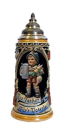King KI 202/1HUM 0.75 Liter German Beer Stein