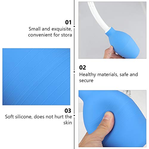 Lâmpada de Enema Artibetter Anal Cleaner Duche Silicone Vaginal Cleaner para Homens e Mulheres 310ML