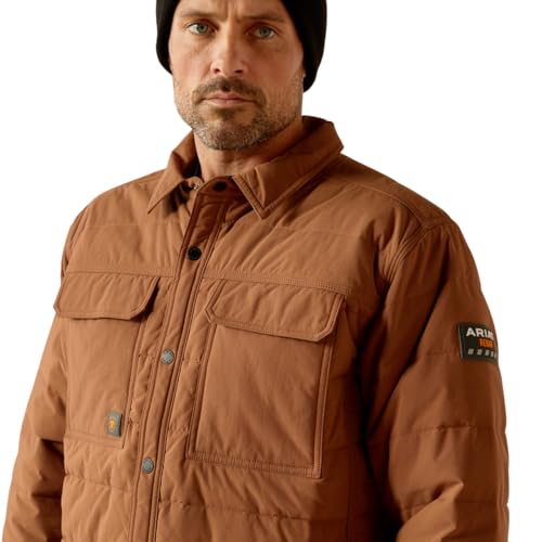 Ariat Men Rebar Cordura Ripstop Insulated Shirt Jacket4