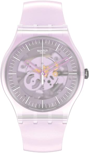 Orologio Swatch New Gent SUOK155 PINK MIST : Amazon.it: Orologi