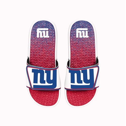 Image of FOCO mens Nfl Primary Team Logo Gradient Gel Slide Sandals