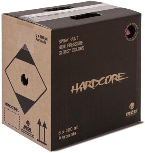 Montana Hardcore Gloss Gold Metallic Spray Paint 400 ml