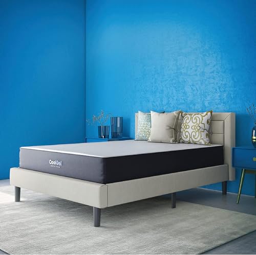 Image of COOL GEL Memory Foam 10-Inch Mattress, CertiPUR-US Certified, Mattress in a Box, California King, White